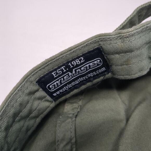 Operation Homefront Slideback Cadet Army Hat Green One Size Embroidered - Picture 10 of 10